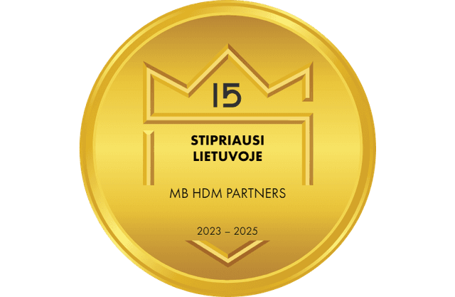 HDM Partners Gold – 15 stipriausių Lietuvoje