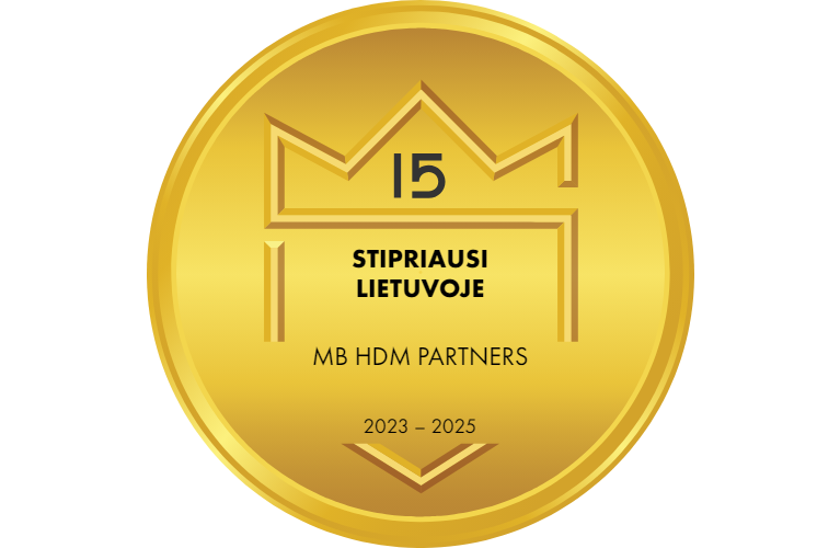 HDM Partners Gold – 15 stipriausių Lietuvoje